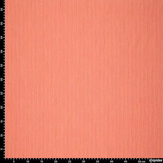 Broekenstof - Krijtstreep - Steenrood