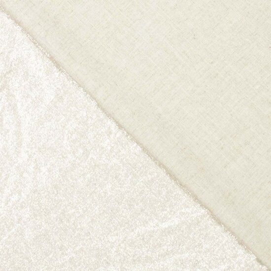 Viscose Linnen - Uni Zilver - Beige