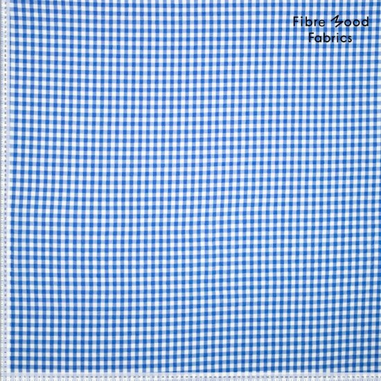 Seersucker - Checks - Blauw