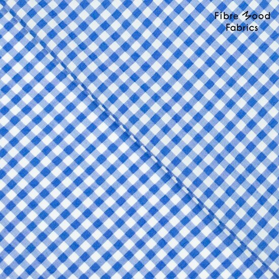 Seersucker - Checks - Blauw