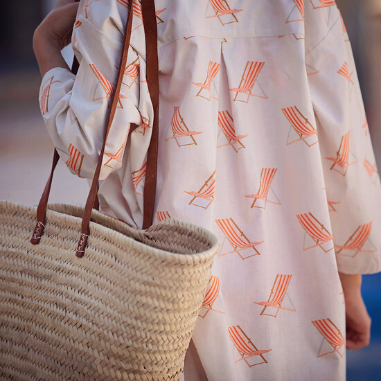 Katoen - Beach Chairs - Nauwelijks Groen Grijs (SYAS)