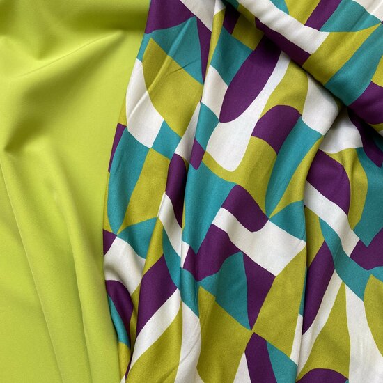 Viscose - Shapes - Multicolor
