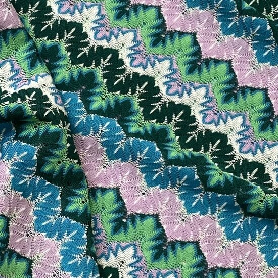 Gebreid - Crochet Zigzag - Multicolor