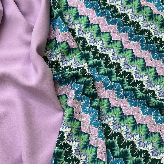 Gebreid - Crochet Zigzag - Multicolor