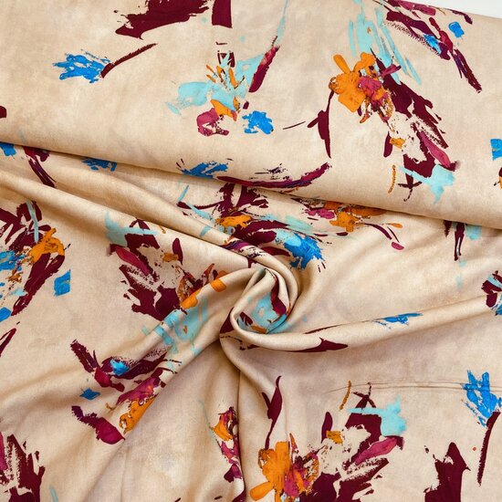Viscose - Painters Pallet - Beige