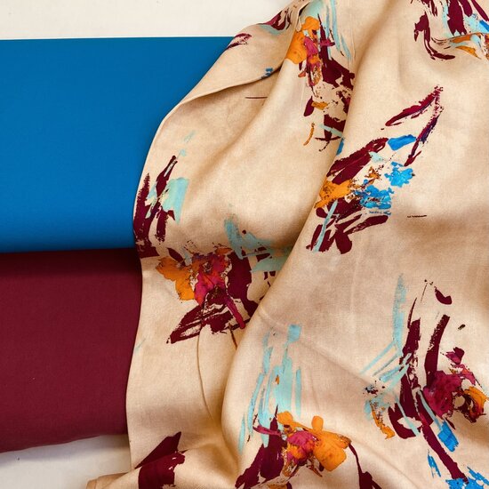 Viscose - Painters Pallet - Beige