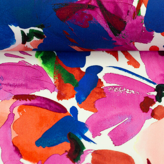 Viscose - Flowers Julia - Multicolor