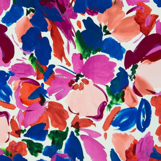 Viscose - Flowers Julia - Multicolor