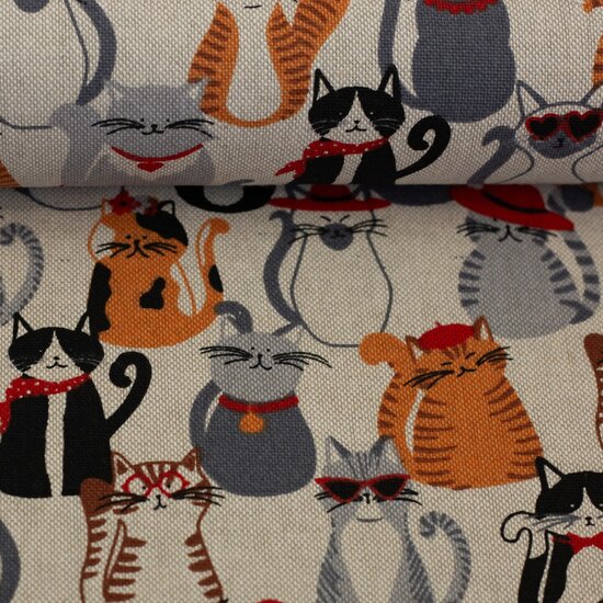 Canvas - Cats - Beige
