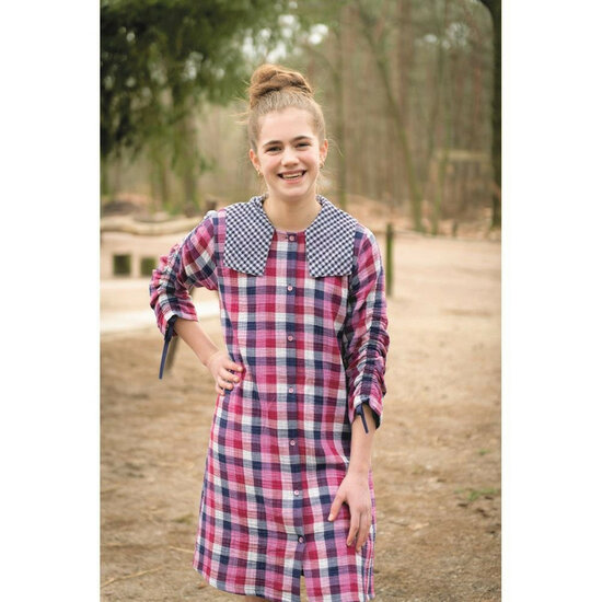 Tetra - Checks - Pink-Navy