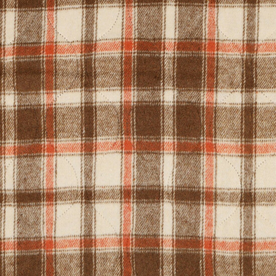 Matelassé - Checks - Bruin