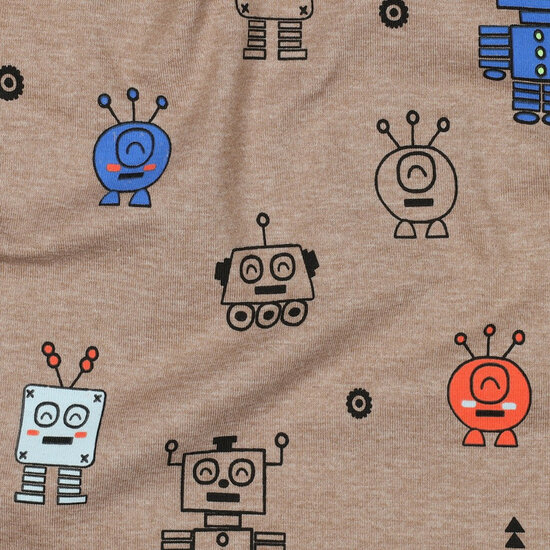 Jersey - Neon Robots - Beigebruin