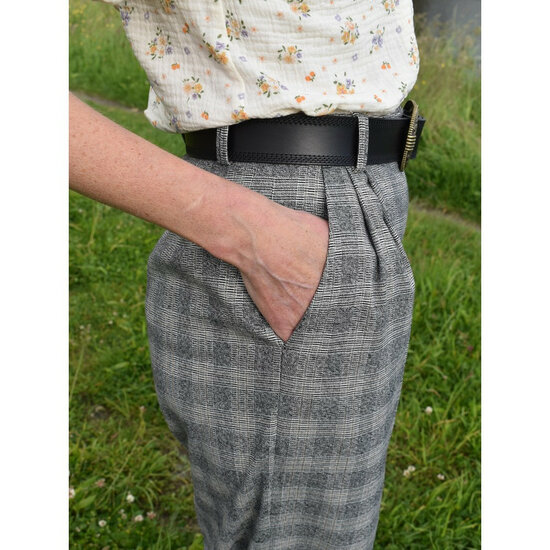 Tartan - Check - Grijs-Zwart-Kobalt