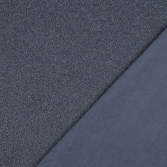 Teddy met Fleece - Uni - Jeansblauw
