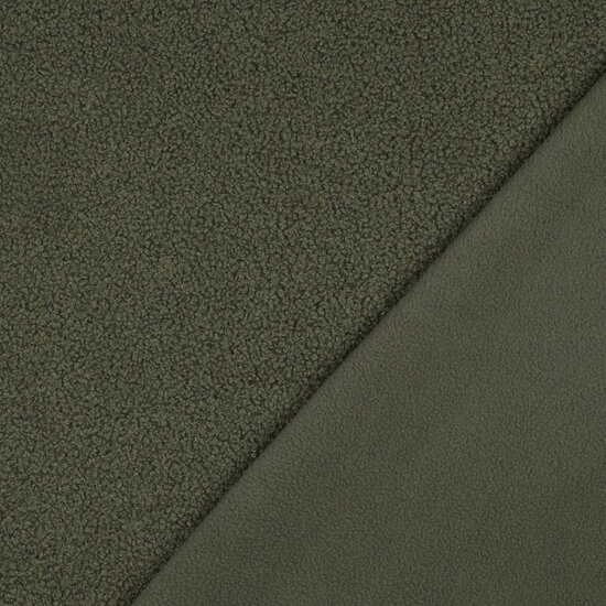 Teddy met Fleece - Uni - Kakigroen