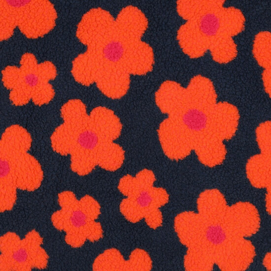 Teddy - Flowers - Navy