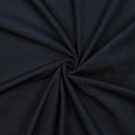 Ribfluweel - Uni Jeanslook - Indigo