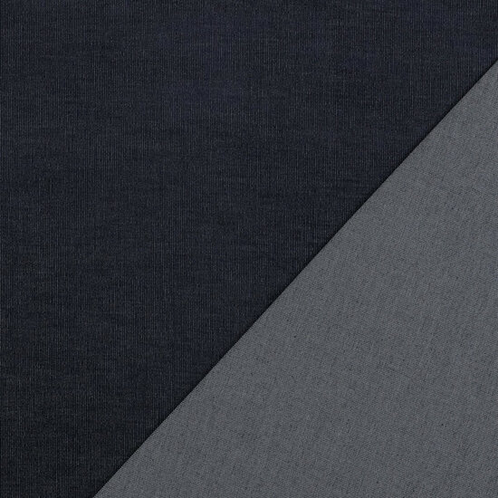 Ribfluweel - Uni Jeanslook - Indigo