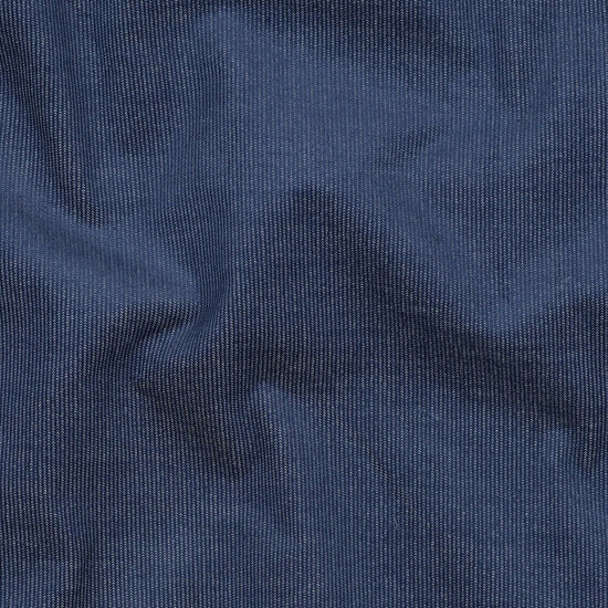 Ribfluweel - Uni Jeanslook - Jeansblauw