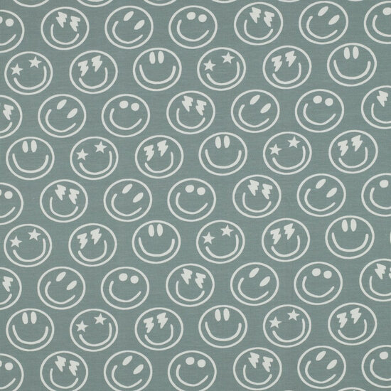 Jersey - Happy Faces - Sage