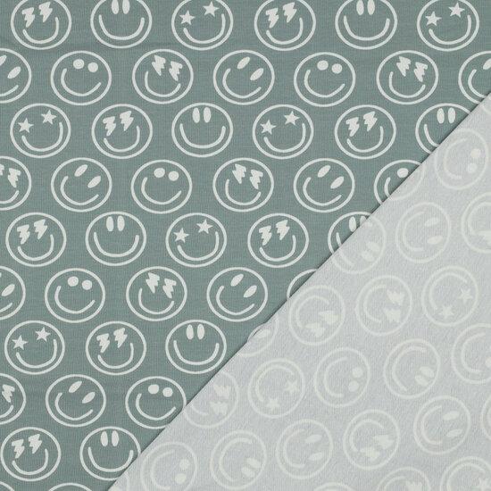 Jersey - Happy Faces - Sage