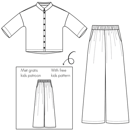 Kiki - Broek & Blouse - Dames & Tieners