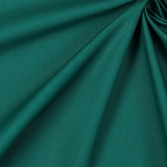 Poplin - Uni - Dark Emerald