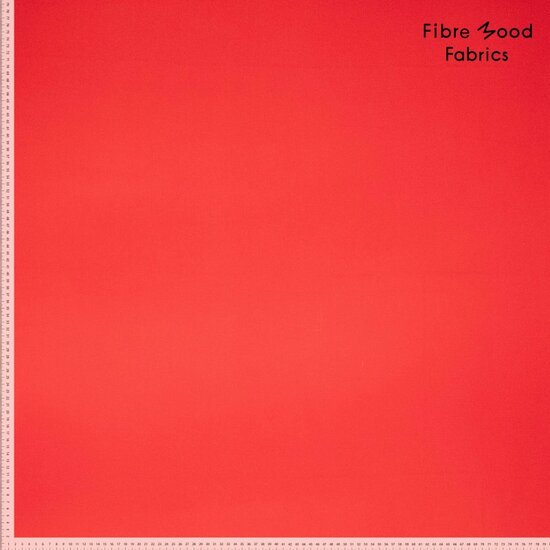Viscose Linnen Twill - Uni - Rood