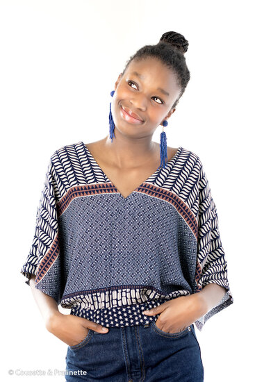 Viscose - Molina - Navy
