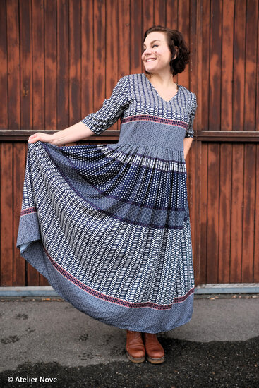 Viscose - Molina - Navy