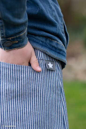 Jeans - Strepen - Blauw