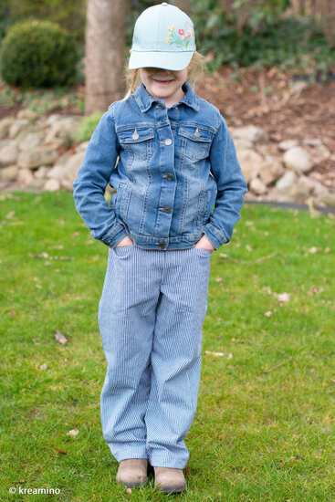 Jeans - Strepen - Blauw