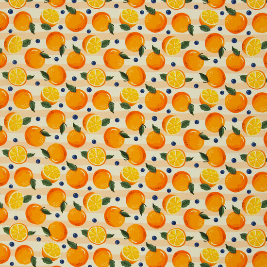Katoen - Orange - Multicolor