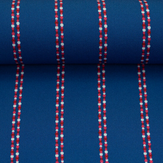 Viscose - Puntos - Blauw