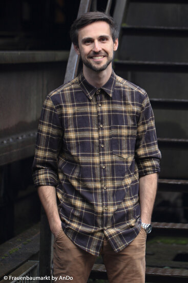 Flanel - Maverick - Blauw