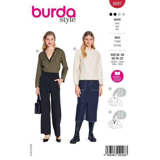 Burda Patroon 5697 - T-shirt
