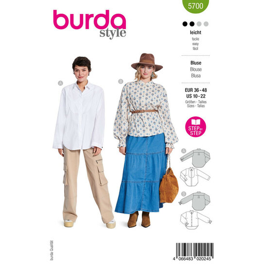 Burda Patroon 5700 - Bloes