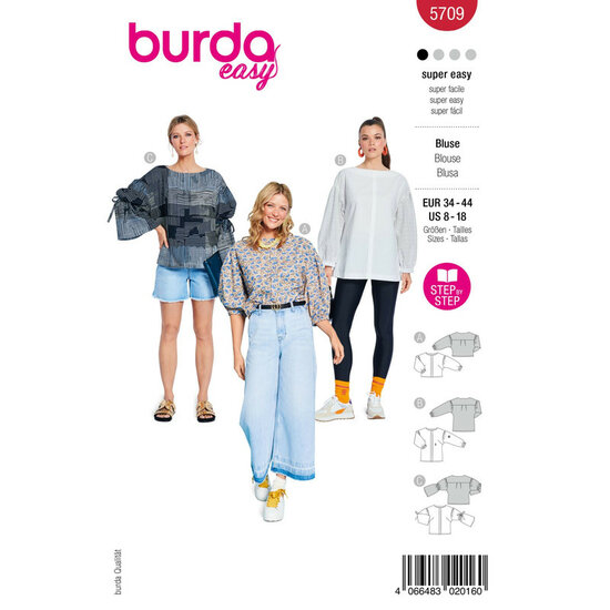 Burda Patroon 5709 - Bloes