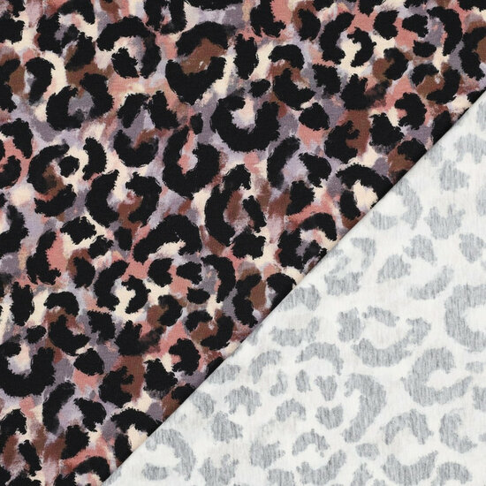 Jersey - Leopard - Lavendel