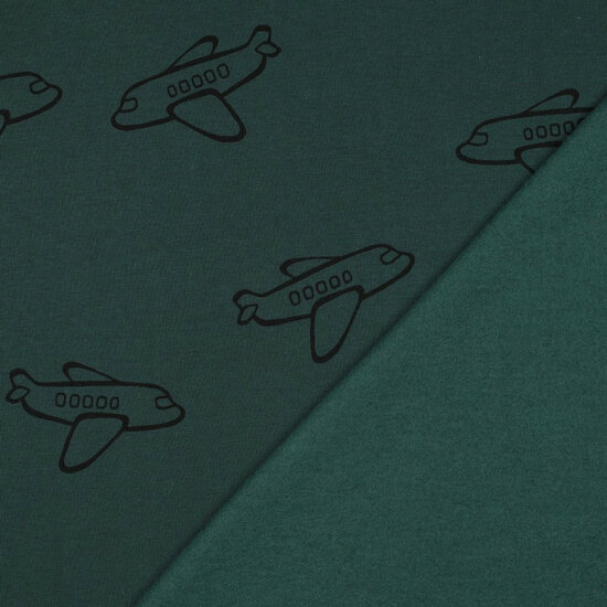 Heavy Sweat - Airplanes - Donkergroen