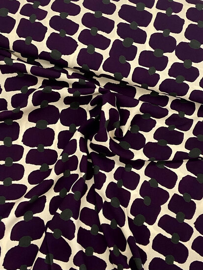 Viscose - Abstract - Bordeaux