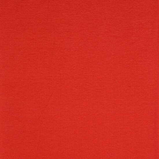 Boordstof - Uni Rib - Rood