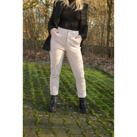 Velvet Jersey Twill - Uni - Zand