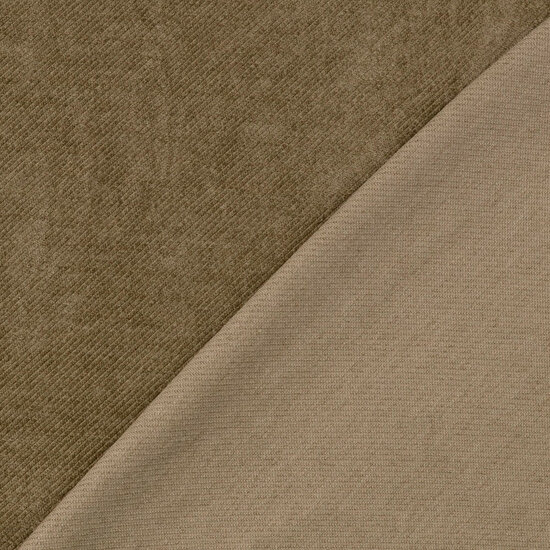 Velvet Jersey Twill - Uni - Beige