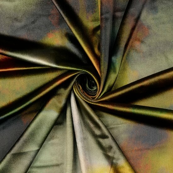 Viscose - Patchwork - Groen