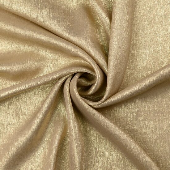Satijn - Uni Shimmer - Goud