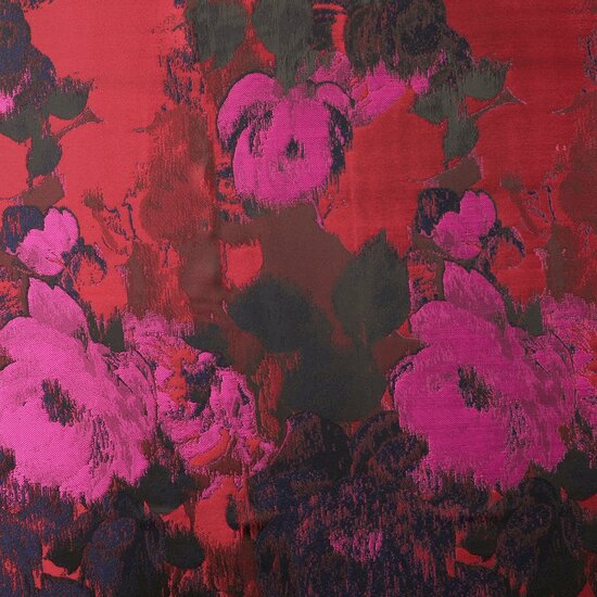 Jacquard - Flowers - Groen