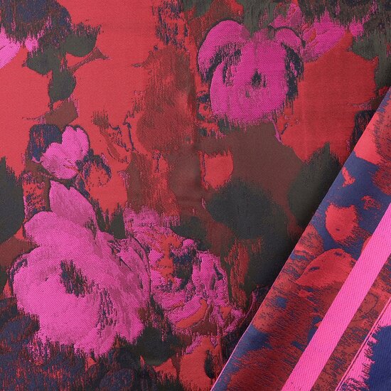 Jacquard - Flowers - Groen