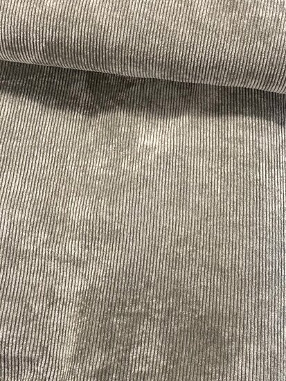 Ribfluweel Stretch - Uni - Kaki