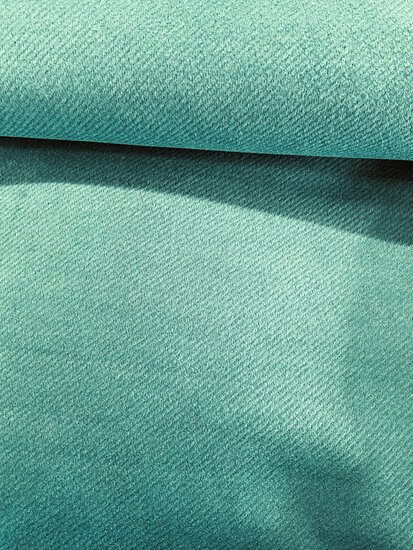Mantelstof - Uni Twill - Petrol
